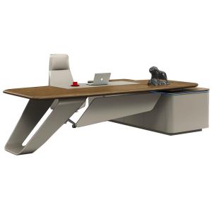 Quality Wooden Panel High Gloss Painting Vanish Lacquer Modern Executive Office Manager Desk wholesale
