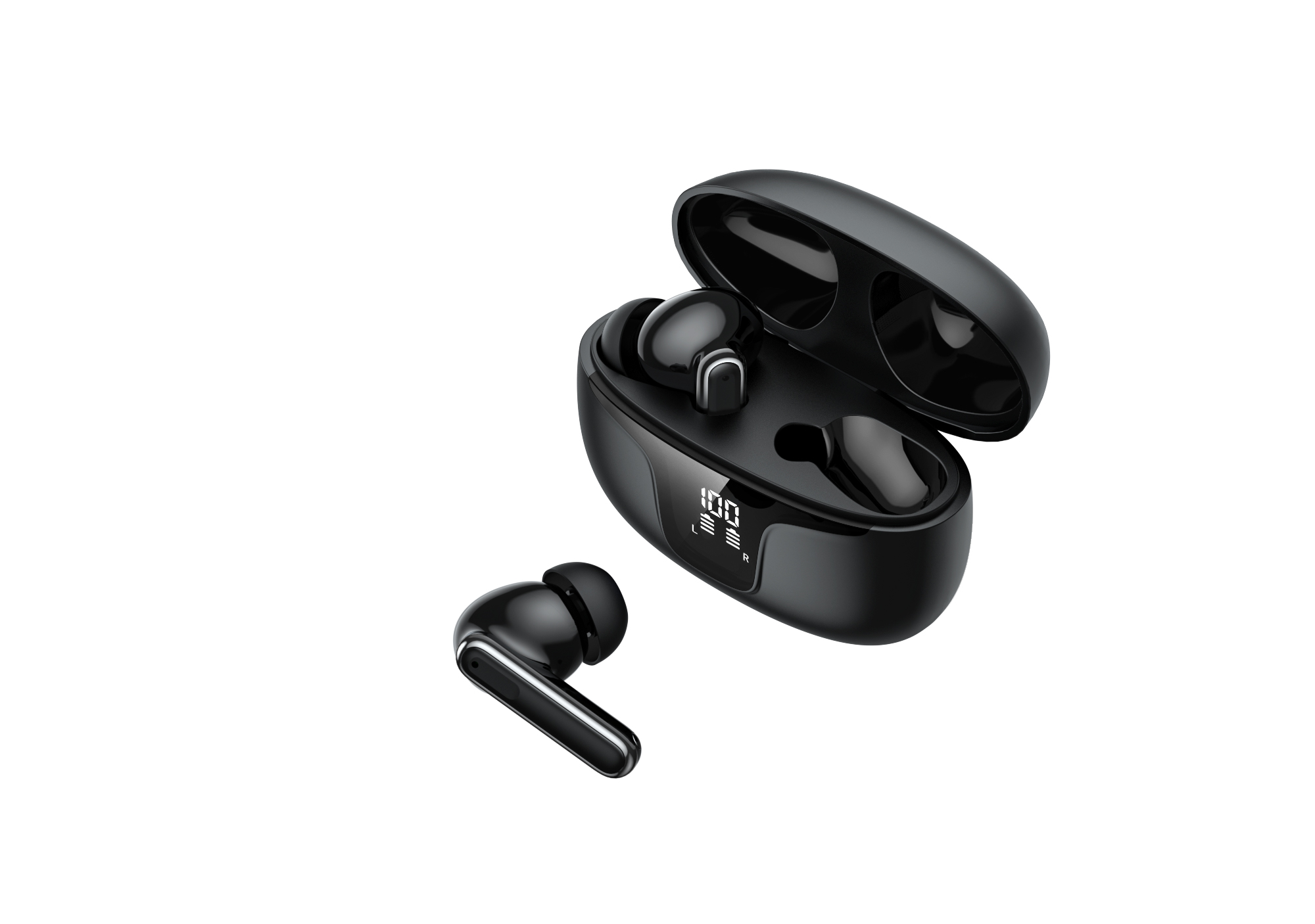 Private Mold Two Mic TWS Earphones for Noise Cancelling and HD Voice in In Ear Sports