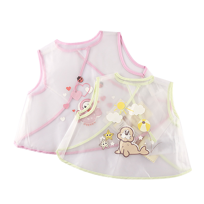 Kid Girl Boy Polyester Waterproof Feeding Eating Cute Toddler Bib For Baby