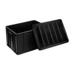 400*300*230mm Static Dissipative Conductive PCB Packing ESD Tray