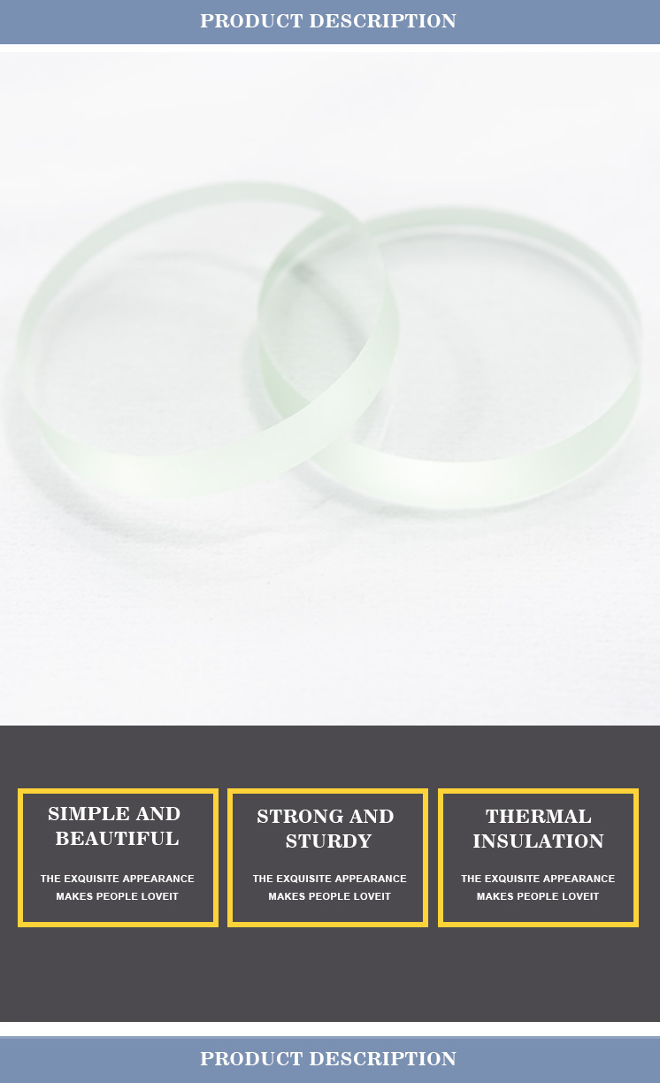 Coast Curved Optical Glass For Electronic Product Precision Instrument