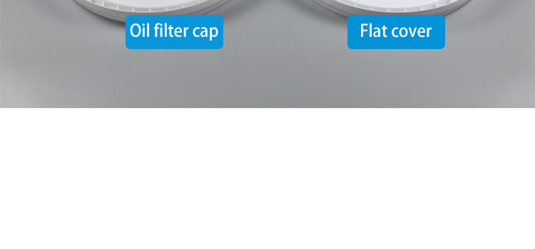 Oil Filter Cap White Five Gallon 20 Litre Paint Bucket With Lid ISO9001