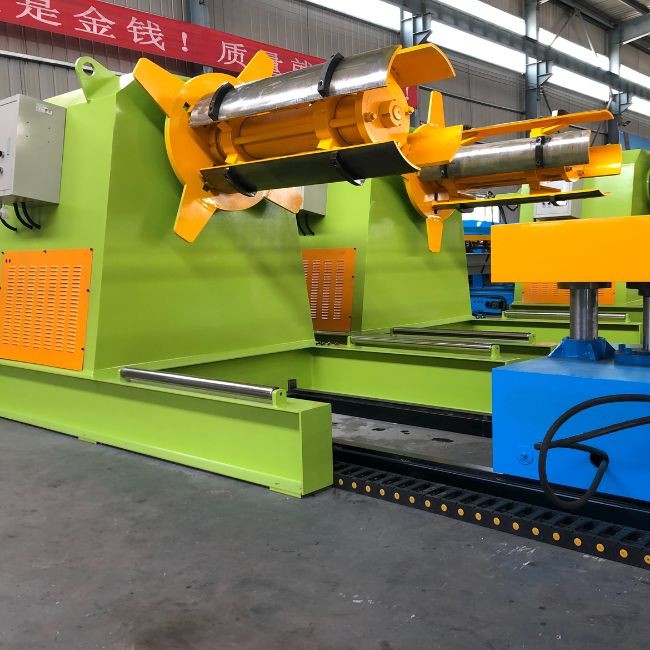 1250mm Feeding Auxiliary Equipment Fully Automatic Uncoiling Machine Easy Operation