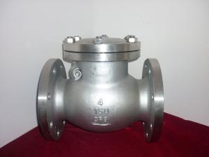 Quality API6D Oil / Gas Stainless Steel Check Valve 20'' Flange Type ANSI 300LB wholesale