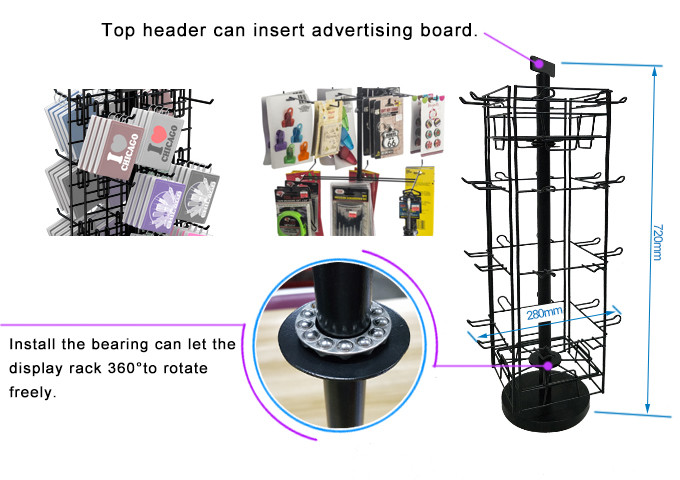 Ornament Stands Table Rotating Counter Top Display Stand