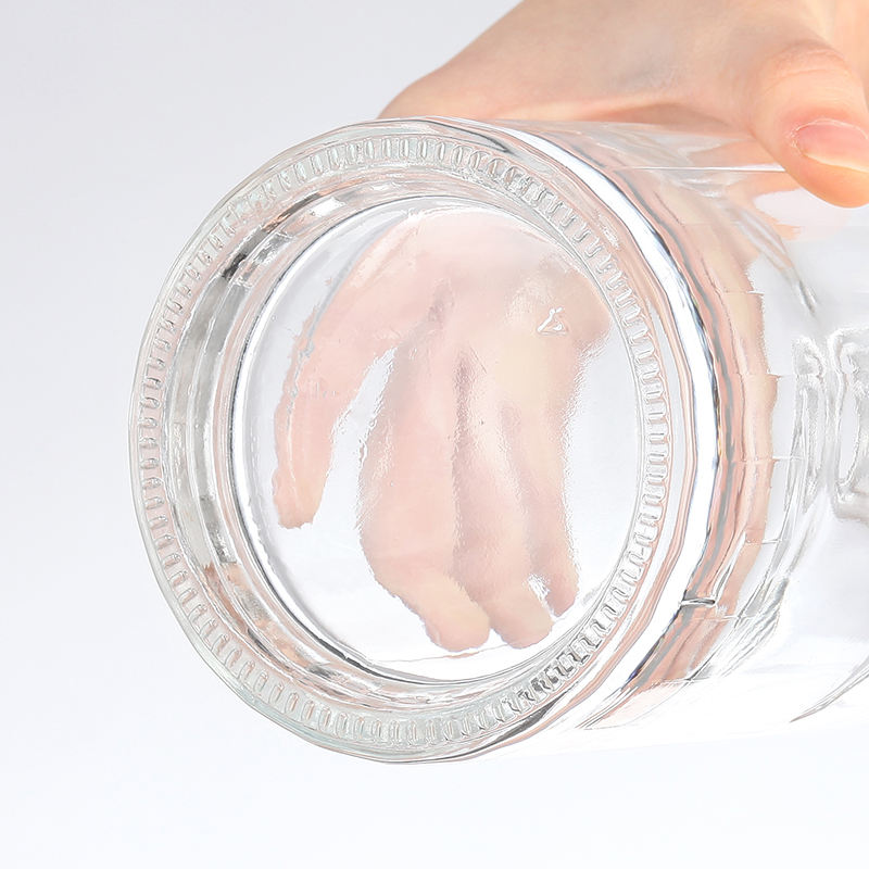 500ml Liquor Glass Bottle Unique Design Glass Body Material Rubber Stopper Sealing Type