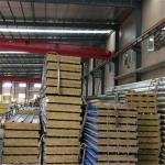 960 type fireproof rock wool sandwich panels with 0.376mm for prefabricated