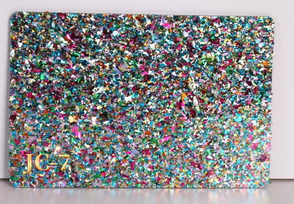 Chunky Glitter Acrylic Sheet 4mm Acrylic Party Sequin Confetti Glitter