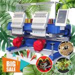 Cheapest industrial embroidery machine HO1502H 400*500mm 2 head embroidery