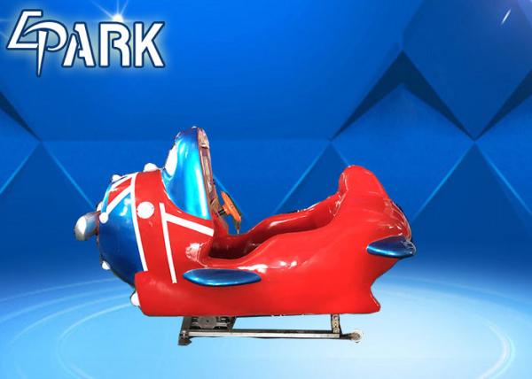 British Style Plane Arcade Kids Coin Operated Game Machine Front And Rear Bevel