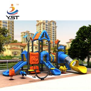 Quality Anti Aging Play Structure Slide Rubber Coated Or Powder Coating Decks wholesale