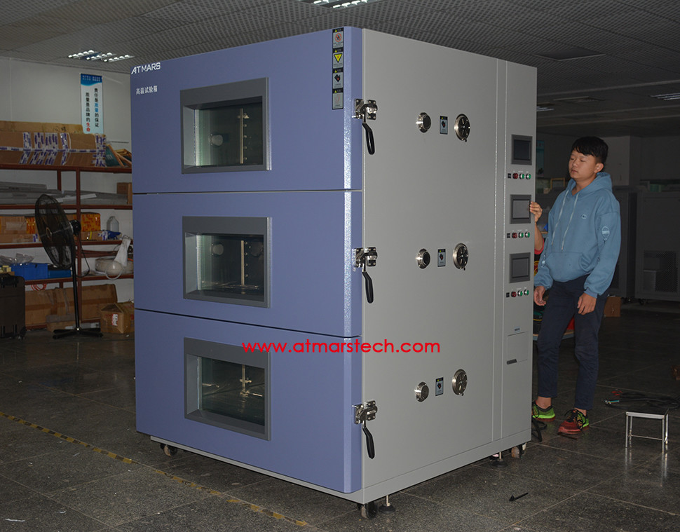 Multipurpose 3 Floors Lab Drying Oven With Independent Touch Screen Controller