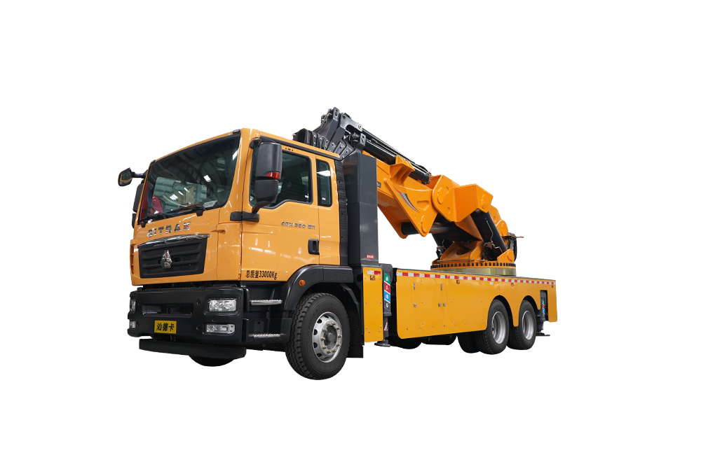 80T Telescopic Boom Crane Truck Mounted Folding Arm Crane