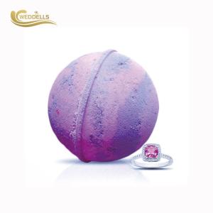 Quality Charmed Jewelry Bath Bombs With Rings Inside Spa Adult Vegan Epsom Salt wholesale