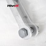 Aluminum Transmission Line Hardware Hot Line Clamp With Galvanized Steel Bolt
