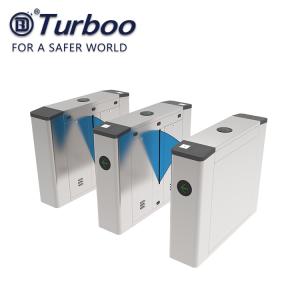 Quality Intelligent Electronic Flap Barrier Turnstile Gates , Stainless Steel Turnstiles wholesale