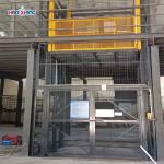 6m Travel Height Hydraulic Freight Lift Outdoor Freight Elevator For Multi