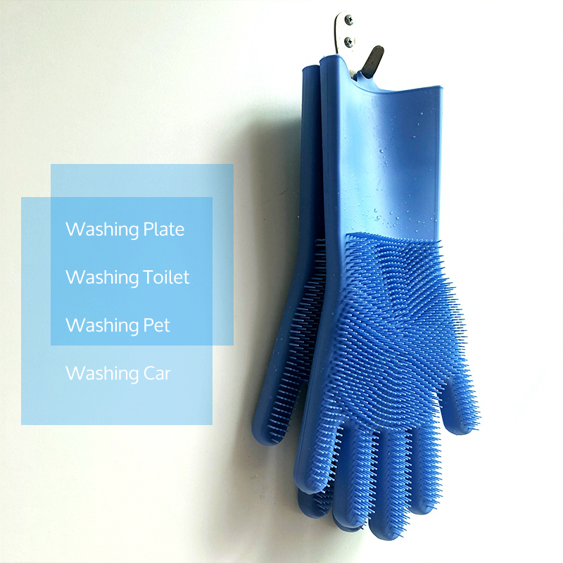 Best Amazon Hot Heat Resistant Kitchen Five Finger Barbecue Grilling Rubber Silicone Oven Reusable Cooking BBQ Glove for cooking