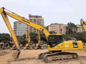 Quality PC220 Used Komatsu Excavator With 18m Long Boom wholesale