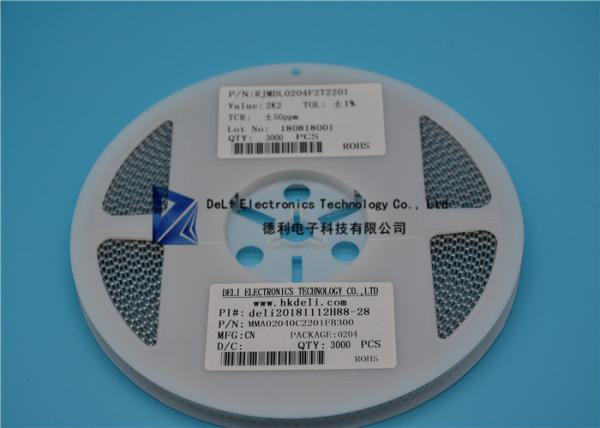 Cheap MMA02040C2201FB300 SMD Chip Resistor 0.4W 2 / 5W 0204 Anti Sulfur 2.2 KOhms for sale