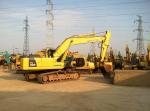 Yellow Komatsu Wheeled Excavator , 22 Ton Komatsu Excavators PC220LC-8