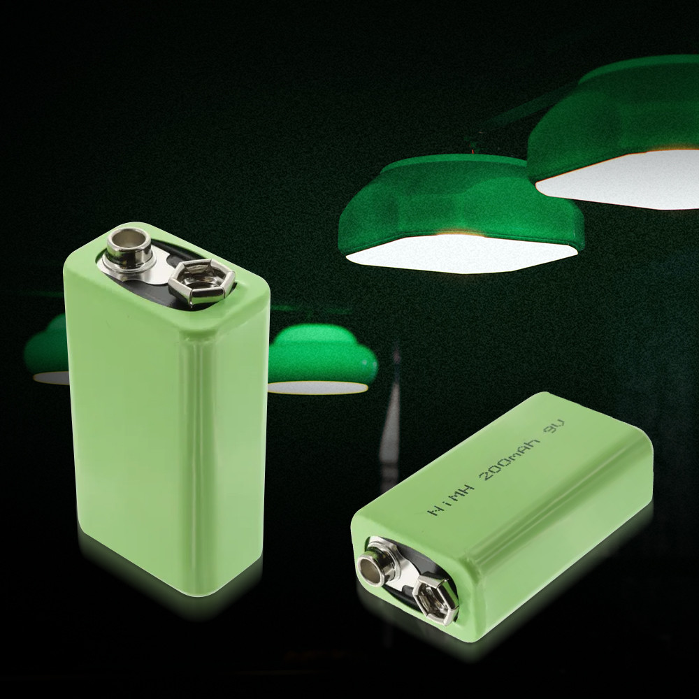 9V 200mAh nimh rechargeable batteries Battery Cell Cycle Charging Immediate Use