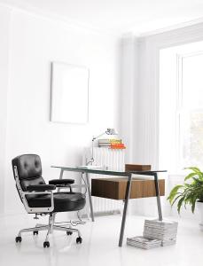 Quality Padded Leather Seat Modern Classic Office Chair 400 Pound Weight Limit wholesale