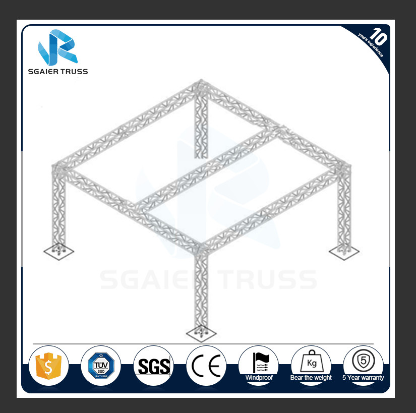 Versatile Mini Lighting Aluminum Truss Display Triangle / Ladder Shape