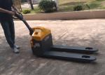 Horizontal Driving Wheel Motorised Pallet Jack , Balanced Semi Electric Pallet