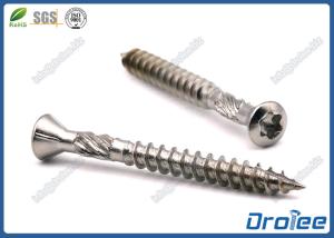 Quality 304/316 Stainless Oval Head Torx Timber Decking Screw, Type 17, Knurled Shank wholesale
