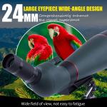 TF25100 25-75x100 FMC Bak4 Waterproof Hunting Spotting Scope With Tripod And