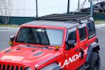 Black Powder Coat Off Road 4X4 Accessories Aluminum Roof Rack for Jeep Wrangler