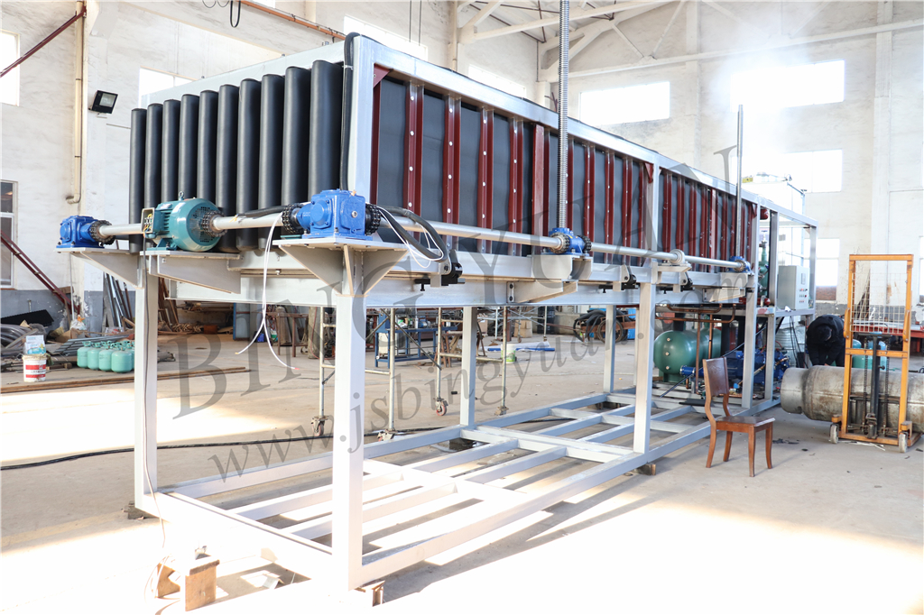 Water Cooling 50KG 220V Block Ice Maker Machine , 3 Ton Ice Machine