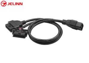 Quality OBD 2 OBD2 Splitter Y Cable Male to Dual Female 16 Pin for Mazda Mitsubishi Cars wholesale