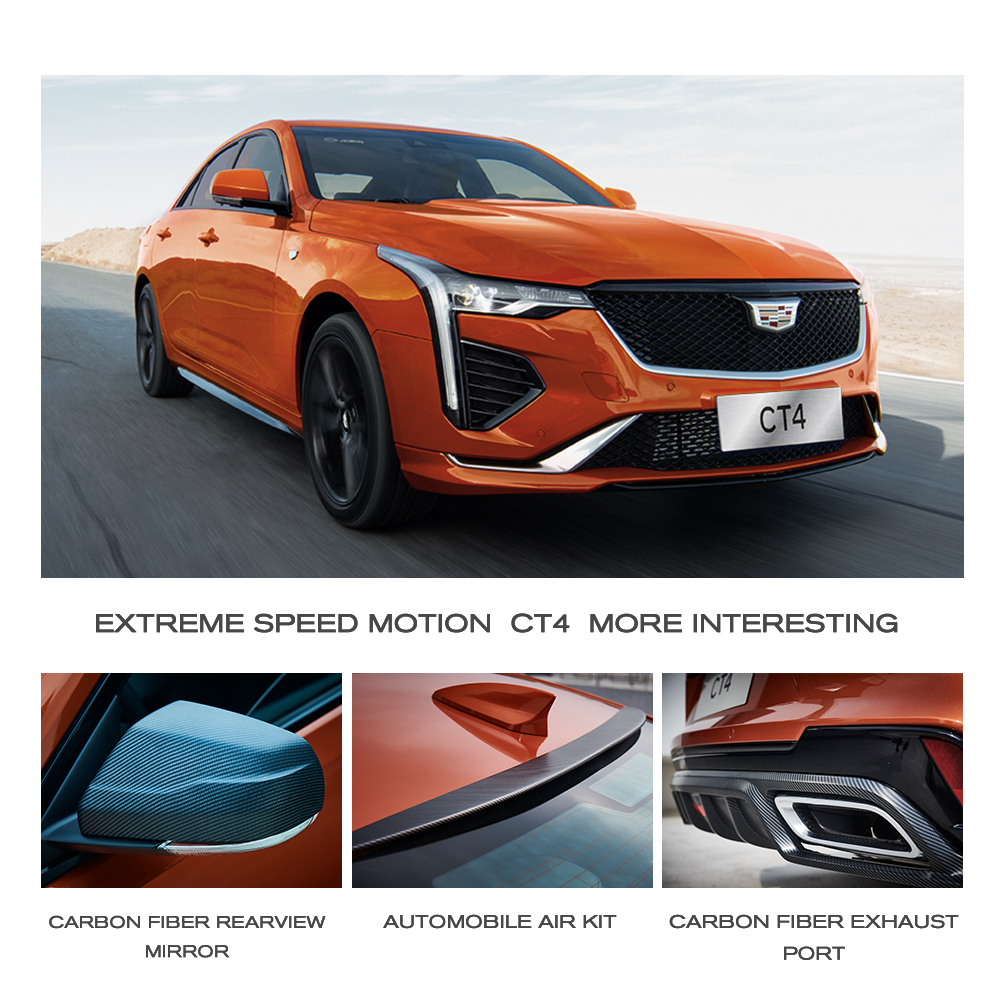 s Energy Vehicle 2024 Cadillac CT4 Stylish Gas Auto with 66L Tank Volume and 4-door 5-seater Body Structure