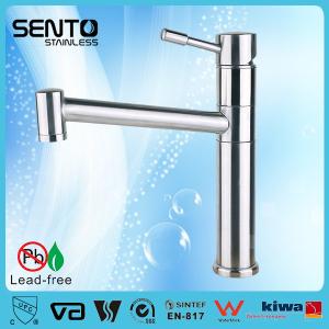 Quality Solid single handle stainless steel kitchen sink faucet wholesale