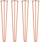 Rubber Floor Protector Heavy Metal Duty Hairpin Furniture Legs for Table
