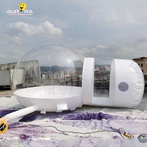 Quality Outdoor Large Single Tunnel Clear Inflatable Dome Tent Transparent Dome House wholesale