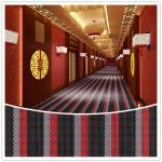Coated Polyester Stripe Woven Vinyl Outdoor Rugs Pressure Resistant Width 2.0m