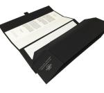 Cardboard beverage wine gift carrier box for wine bottles Custom Black Gift
