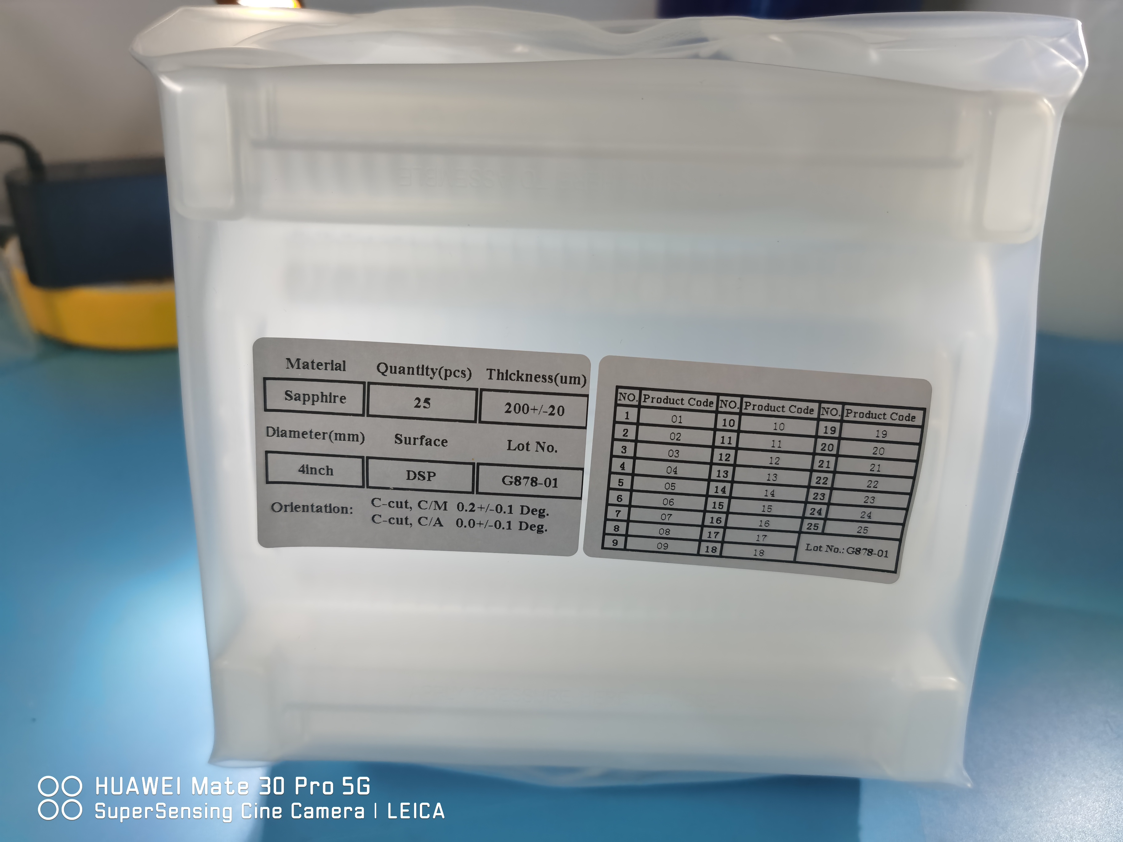 4Inch Prime Grade DSP SSP 0.5mm Al2O3 Led Sapphire Substrate sapphire wafers