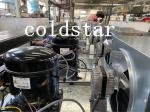 Supermarket 2 Glass Doors Beverage Cooler Equipment Bottom Mount Vertical