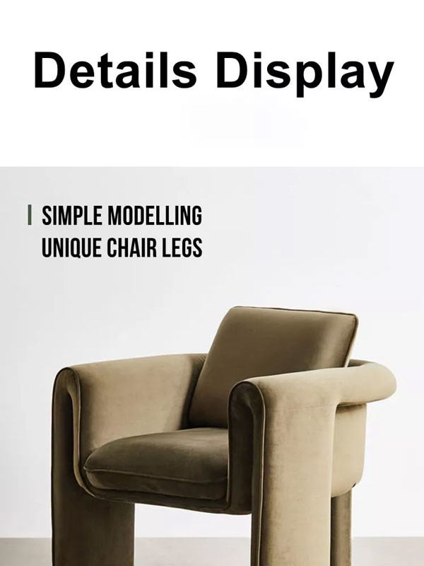 Chesterfield Single Armrest Sofa Chair Creative Bedroom Living Room Furniture