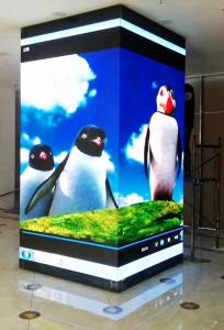 Quality Indoor Digital Advertising Display Boards 4mm Pixels RGB Back Door Maintenance wholesale