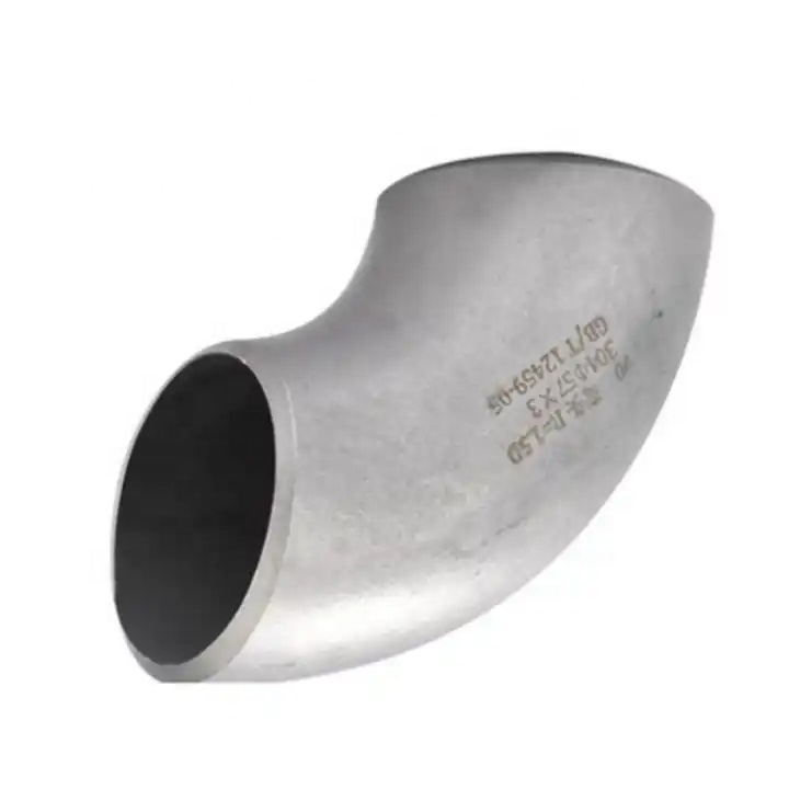 Stainless Steel 304 316 316L 90 Degree Butt Welded Elbow Connection 1"-4" DN25-DN100