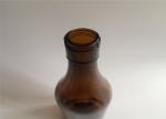800ml Amber Boston Round Bottles Glass Material XFBB-01 For Essential Oil