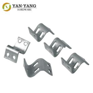 Quality Furniture Hardware Metal Spring Clip Full Plastic Covered 6-Holes Spring Clip wholesale