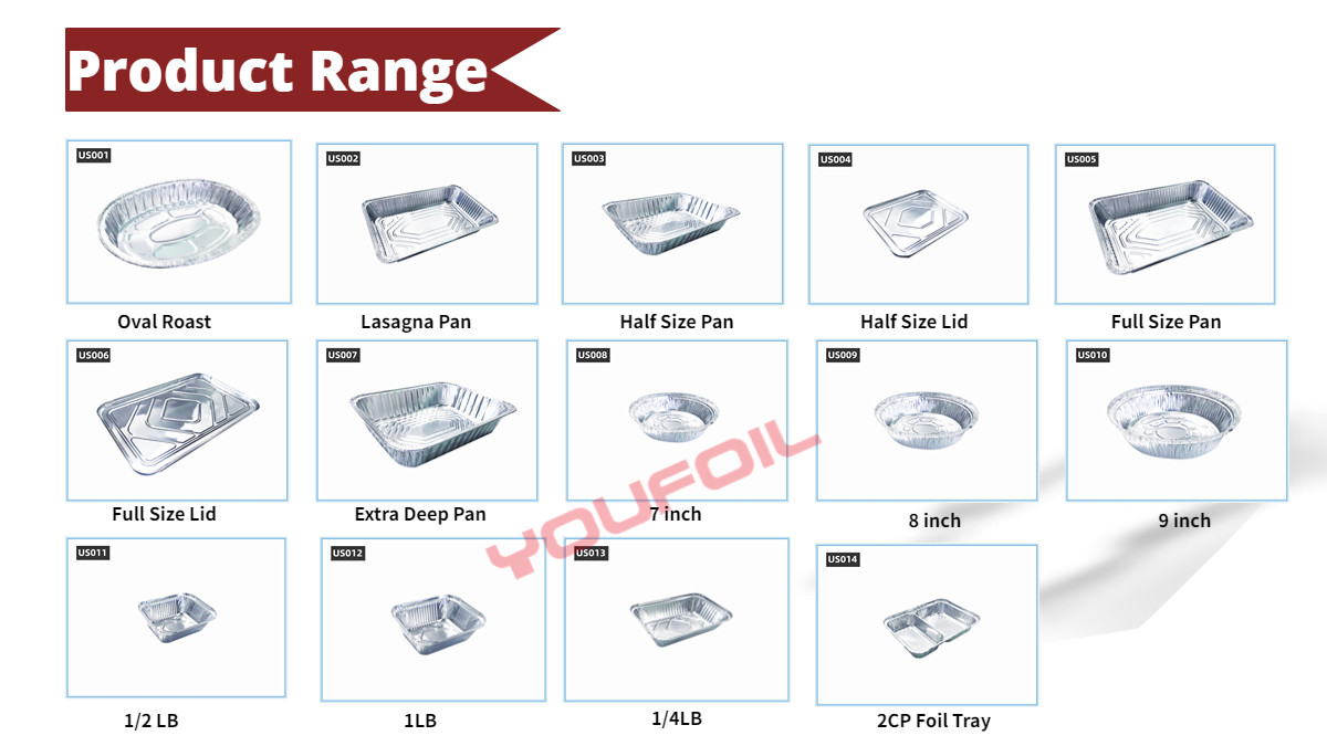 Recyclable Smooth Wall Rectangular Aluminum Foil Container For Baking