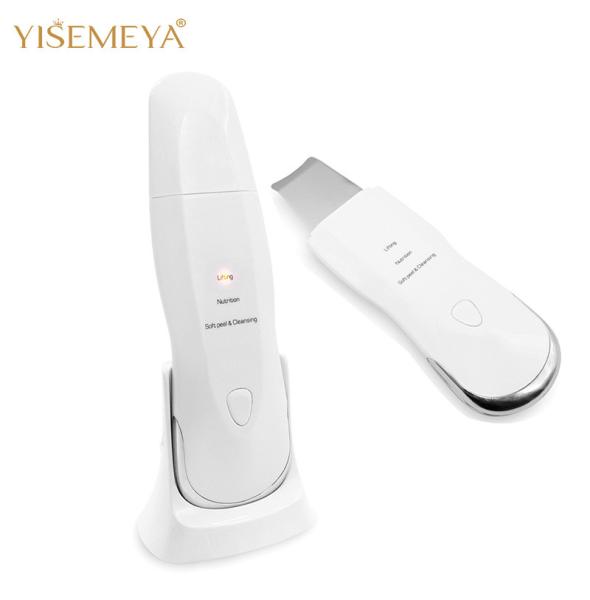 Portable Shovel Ultrasonic Skin Scrubber Cleanser Rechargeable Electric Facial