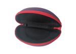 Dark Purple Well Shaped Zipper Sports Sunglasses Case